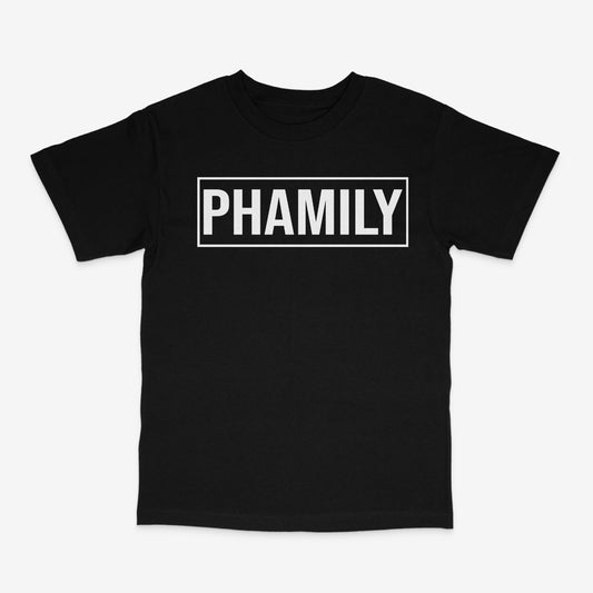 "PHAMILY BOX LOGO" Tee (Black/White)