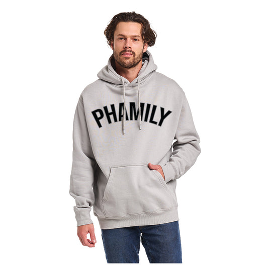 Phamily Grey Arch Hoodie (Black and Grey Print)