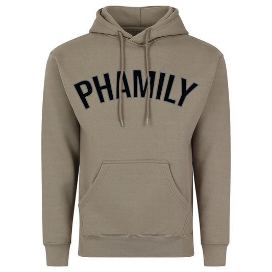 Phamily Relaxed Grey Arch Hoodie (Black and Grey Print)